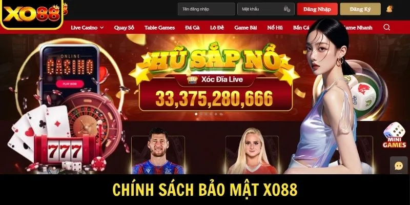 chính sách bảo mật XO88