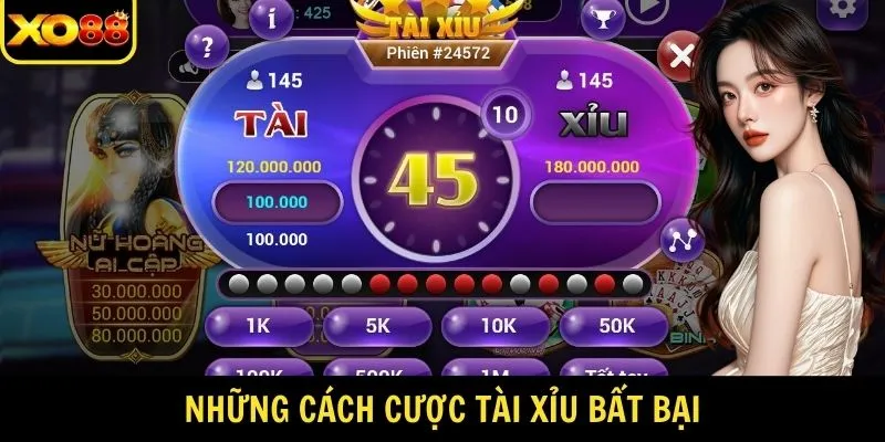 Những cách cược tài xỉu bất bại